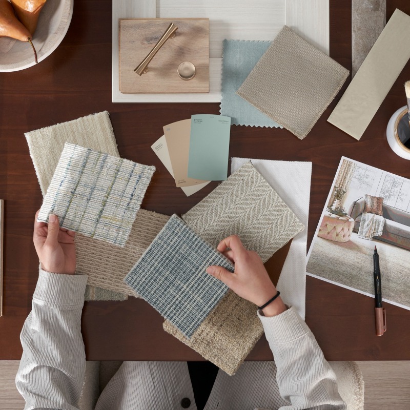 Samples available for all  broadloom collections